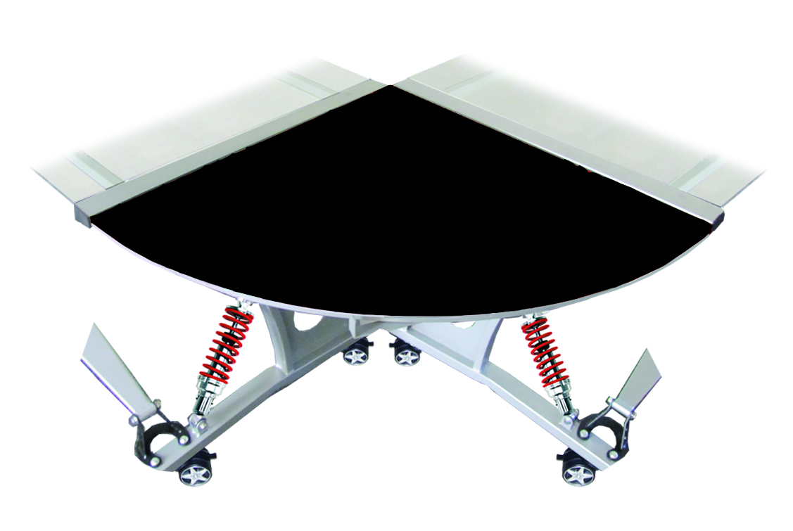 Intro-Tech Automotive, Pitstop Furniture, GPW210B Desk Wedge Black, Desk Corner Wedge